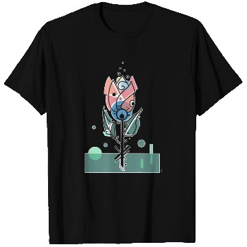 Discover Retro Tulip Flower T Shirts