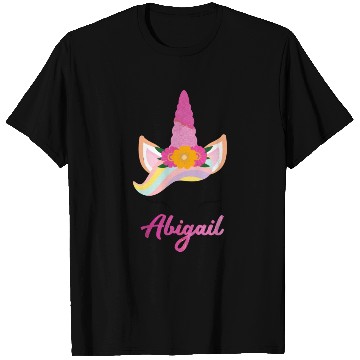 Discover Name Abigail Unicorn Lover T Shirts