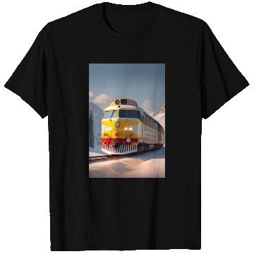 Discover The train logo design T Shirts