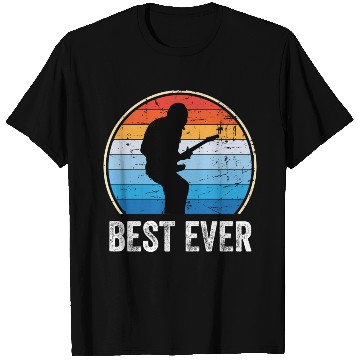 Discover Best Dad Ever Music Guitar T Shirts