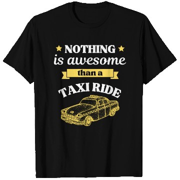 Discover Taxi Ride Old Car Lover T Shirts