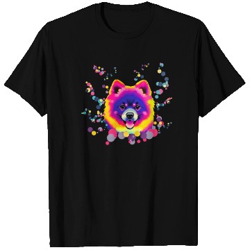 Discover Pomeranian pop art T Shirts