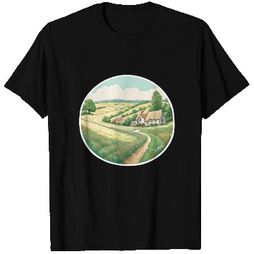 Discover A Picturesque Countryside Scene T Shirts