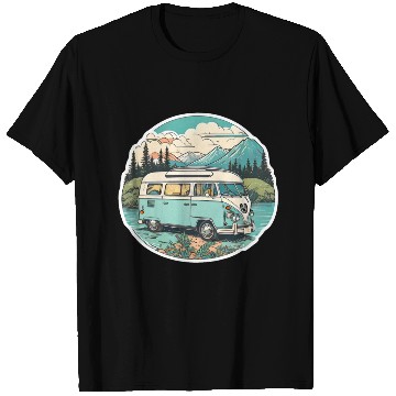 Discover Classic Camper Van T Shirts