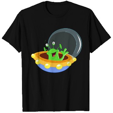 Discover Happy Green Alien T Shirts
