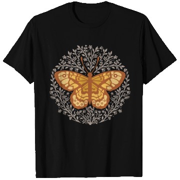 Discover Butterfly insect with flowers. T Shirts