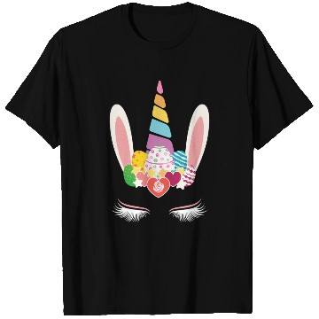 Discover Happy Easter Unicorn Bunny Ears Eggs Hunter T Shirts