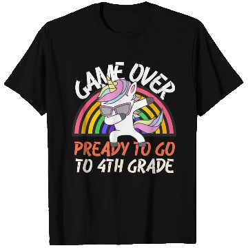 Discover Game over ready to go to 4th grade, back to school T Shirts