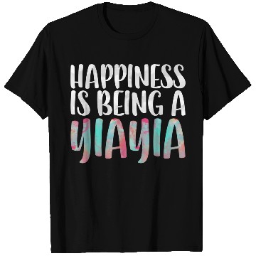 Discover Happiness Is Being A Yiayia Mother'S Day T Shirts