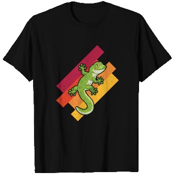 Discover Pixel Green Gecko T Shirts