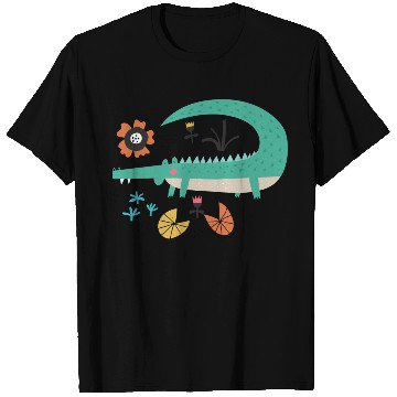 Discover Happy Green Crocodile T Shirts
