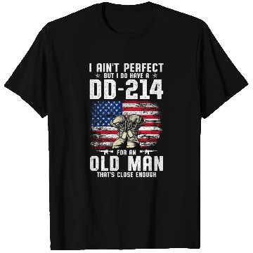 Discover US Army DD-214 American Flag T Shirts