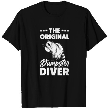 Discover Raccoon Lover Trash Picking Dumpster Diving Trash T Shirts