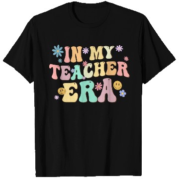 Discover In My Teacher Era Back To School Retro Groovy T Shirts