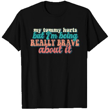 Discover Tummy Ache Survivor My Tummy Hurts Funny Food T Shirts