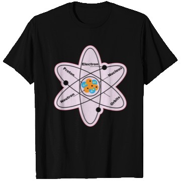 Discover Atom Structure Model Electrical Physics Students T Shirts