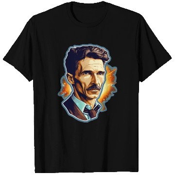Discover Nikola Tesla Physics Nerd Geek Natural Sciences T Shirts