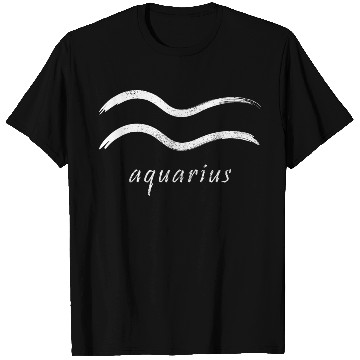 Discover Zodiac Symbol Sign Aquarius T Shirts