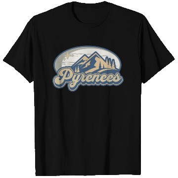 Discover Pyrenees France Vintage Mountains T Shirts