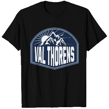 Discover Val Thorens France Vintage Snowboard T Shirts