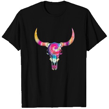 Discover Cow T Shirts, Cow Skull Tie Dye Watercolor T Shirts, Cow