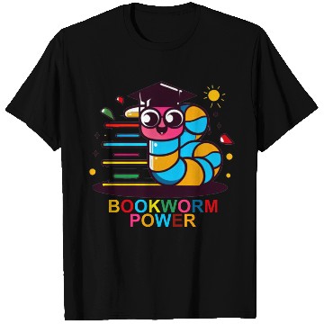 Discover "Bookworm's Graduation: Back-to-School T Shirts