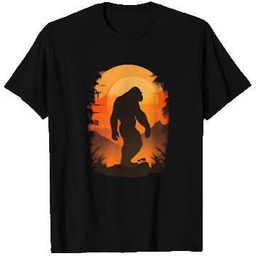 Discover A Sasquatch Silhouette In The North T Shirts