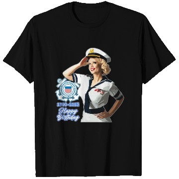 Discover U.S. Coast Guard 233rd Birthday T Shirts