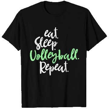 Discover Eat Sleep Volleyball Repeat funny volleyball T Shirts