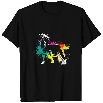 Discover Colerfull Splash Art Farm animals Goat T Shirts
