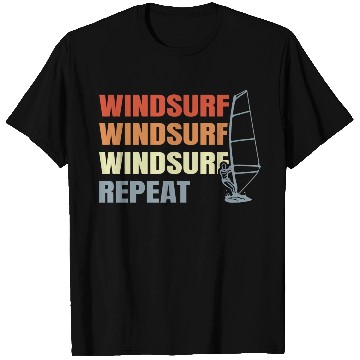 Discover Windsurfing Vintage Look T Shirts