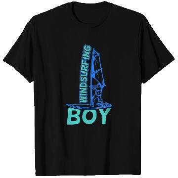Discover Windsurfing Boy T Shirts