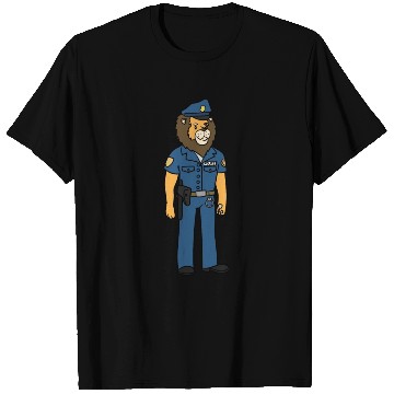 Discover lion policeman T Shirts