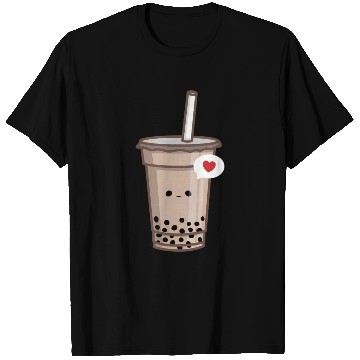 Discover Kawaii Bubble Tea Love Boba Tea T Shirts