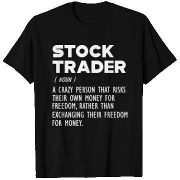 Discover Stock Trader funny definition T Shirts