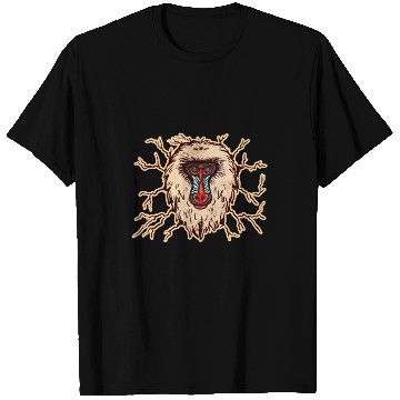 Discover Baboon Monkey Face T Shirts