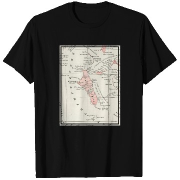 Discover Vintage Andros Island Bahamas Map T Shirts