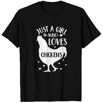 Discover Just A Who Loves Chickens Chicken Farmer T Shirts