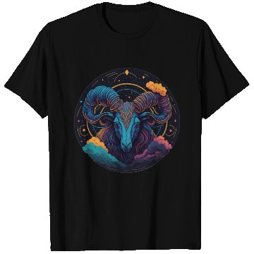 Discover Aries Zodiac Sign Ai T Shirts