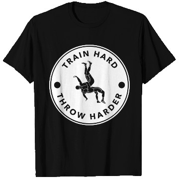 Discover Judo train hard throw harder T Shirts
