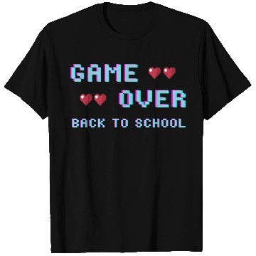 Discover game over back to school T Shirts