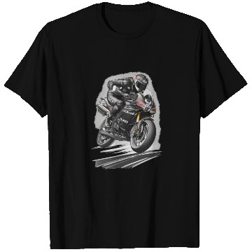 Discover Racing of moto nice Ai design T Shirts