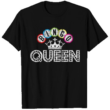 Discover Bingo Casino Night Crown Bingo Queen T Shirts