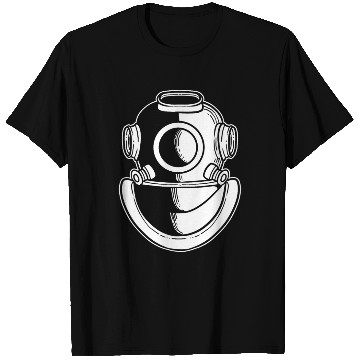 Discover Diving Helmet Lifeguard or Diver Gift T Shirts