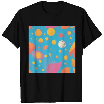 Discover galaxy nebula draw abstract T Shirts