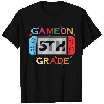 Discover Back To School - Game On 5TH Grade Funny Gamer kid T Shirts