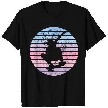 Discover Skateboard vintage sun T Shirts