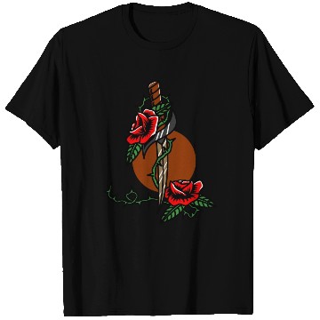 Discover Twilight Dagger Flower T Shirts