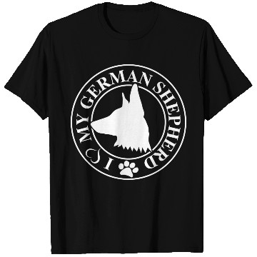 Discover I Love My German Shepherd White T Shirts