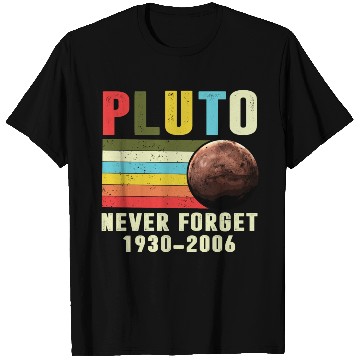 Discover Pluto Never Forget 1930 2006 T Shirts
